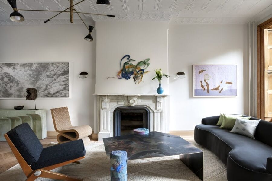 2026 interior design trends in a living room by Decorilla designer, Catherine W.